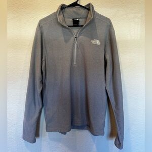 The North Face Light Gray Fleece Pullover